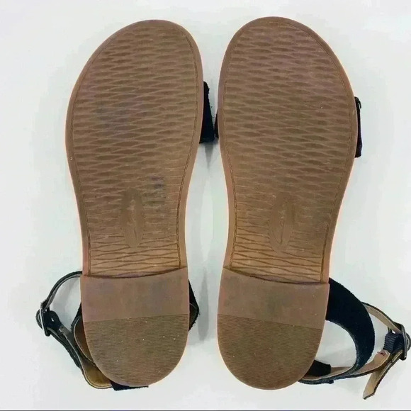 Clark’s Artisan Women's Corsio Amelia Black Soft Suede Sandals Size 11 - Picture 6 of 8